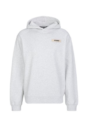 Jacquemus, JACQUEMUS KAPUZENPULLOVER GROSGRAIN LOGO - Hoodie - grey