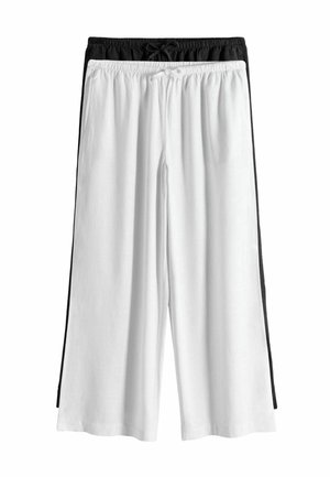 THE SET REGULAR FIT - 2 PACK WIDE LEG PULL ON - Trousers - black white