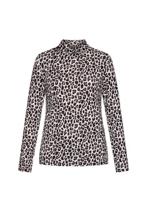 Betty Barclay, BETTY BARCLAY MIT STEHKRAGEN ROLLKRAGENSHIRT - Striktrøje - beige braun