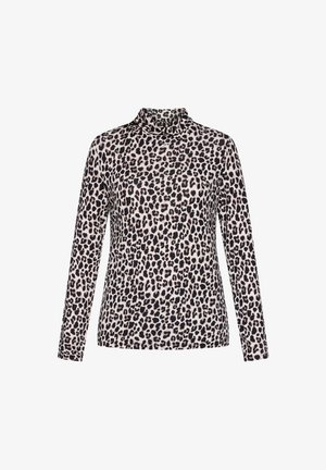 Betty Barclay, BETTY BARCLAY MIT STEHKRAGEN ROLLKRAGENSHIRT - Pullover - beige braun