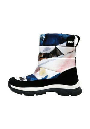 NORTIA - Winter boots - blau weiß