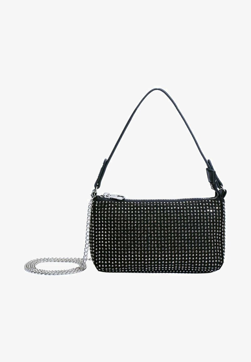 Abendtasche Clutch Pailletten Schwarz Valentino Taschen Damen