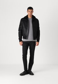 Belstaff TRACE JACKET - Kožená bunda - black