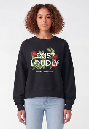 watapparel, EXIST LOUDLY - Sweatshirt - black