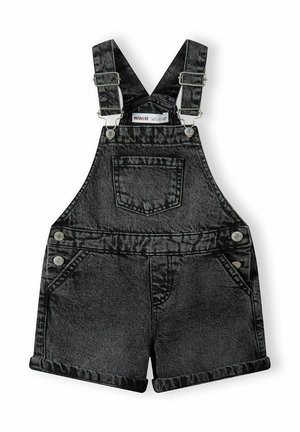 SHORT OVERALLS - Peto - black denim