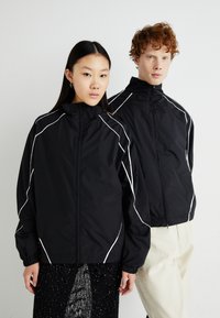 Jaded London - MICRO FIBRE TRACK UNISEX - Letná bunda - black Miniatúrny obrázok 1