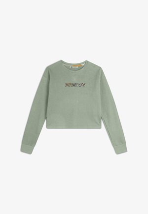 Freddy CROPPED CON LOGO - Felpa - desert sage