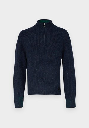 PS Paul Smith SWEATER ZIP NECK - Jumper - dark blue