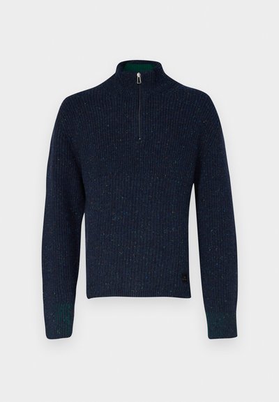 PS Paul Smith SWEATER ZIP NECK - Pullover - dark blue