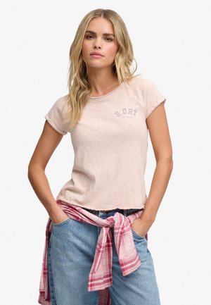 Superdry & Co, SUPERDRY & CO - Camiseta estampada - rose blush pink