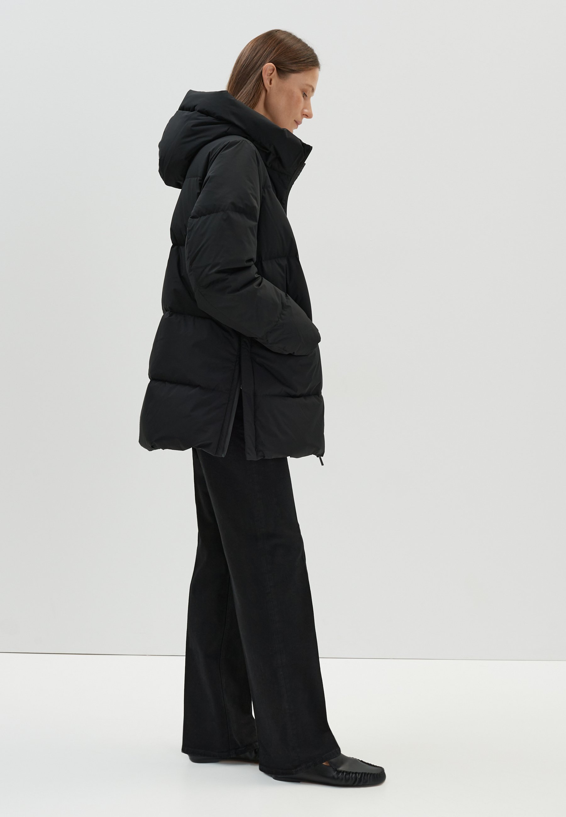 ゆ*う様   Black Down Jacket Versace Down jacket with hood | Men's | Vitkac