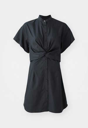 GRETCHEN POPLIN DRESS - Shirt dress - black
