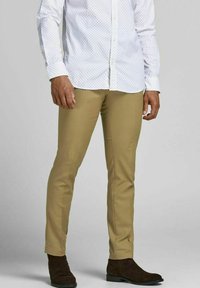 Jack & Jones PREMIUM JPRSOLARIS  NOOS - Nohavice - dark coat khaki
