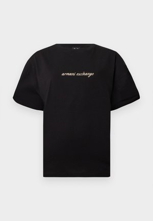 Armani Exchange, Μπλουζάκι με στάμπα - black