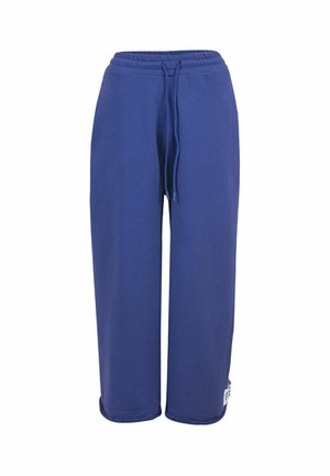 #VDR VILLADELLEROSE, WIDE LEG COTTON TROUSERS - Pantalon de survêtement - blue