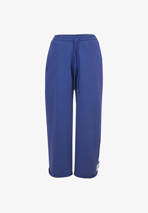 #VDR VILLADELLEROSE, WIDE LEG COTTON TROUSERS - Pantalon de survêtement - blue