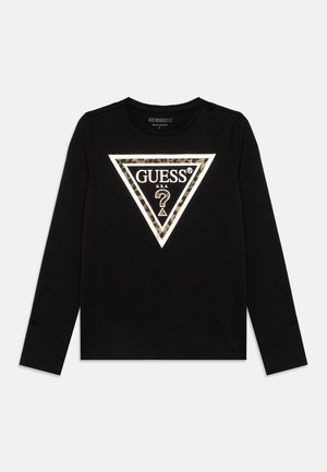Guess, JUNIOR LOGO - Maglietta a manica lunga - jet black