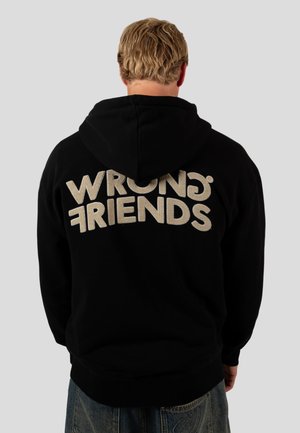 OXFORD HOODIE - Felpa con zip - black