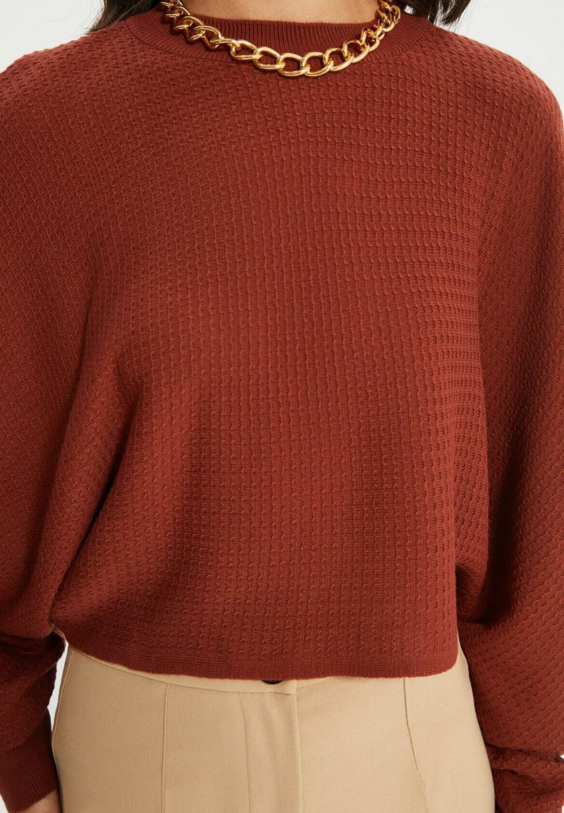 Damen Strickjacken | Trendyol Strickpullover brown/braun - LN10304 Damen Strickjacken | Trendyol Strickpullover brown/braun - LN10304