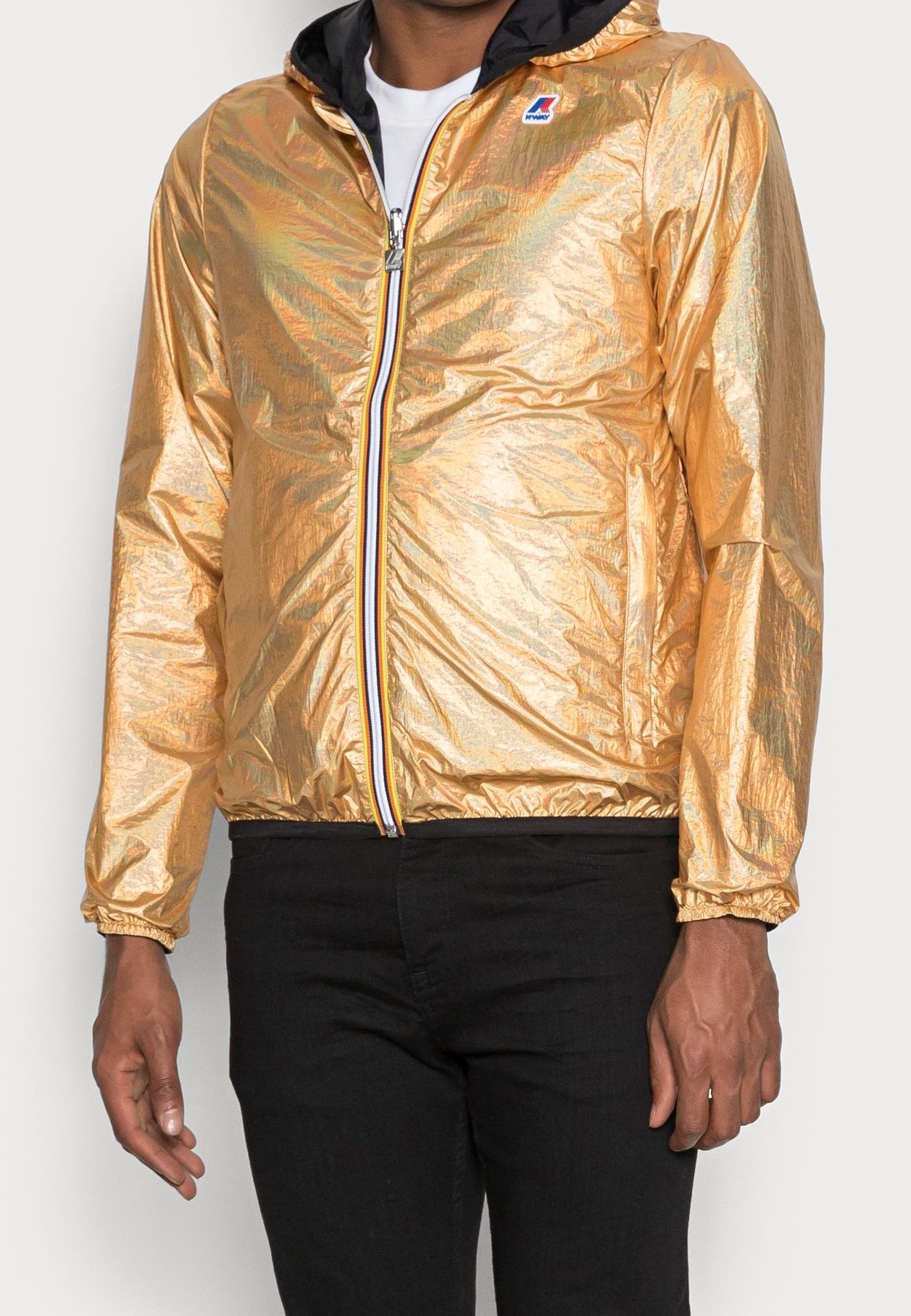 K-Way Summer jacket - gold-coloured - (Pre-owned) - Zalando.ie