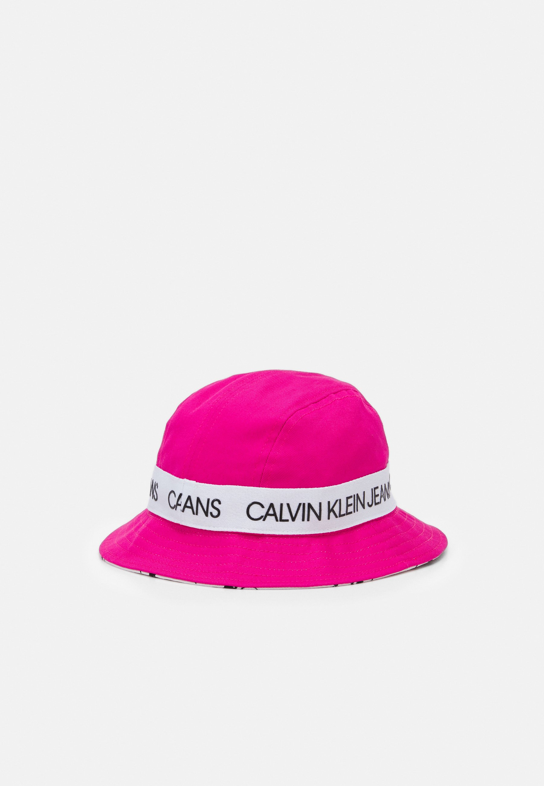 Calvin Klein Jeans REVERSIBLE LOGO BUCKET HAT UNISEX - Cappello - hot  magenta/fuxia - Zalando.it