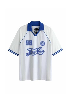 Next, REGULAR FIT - FOOTBALL POLO SHIRT . - Pikeepaita - white pepsi