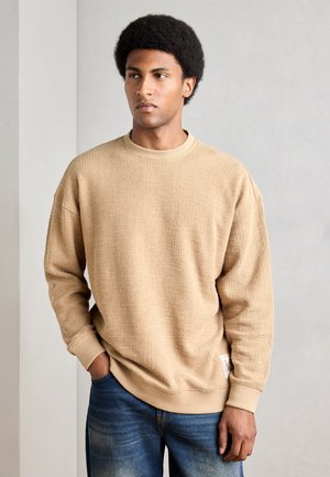 Scotch & Soda TEXTURED - Sweatshirt - tannin
