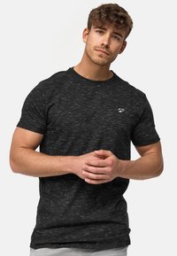 INDICODE JEANS KLOGE - T-shirt basic - black mix