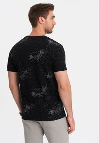 Ombre Triko s potiskem - black