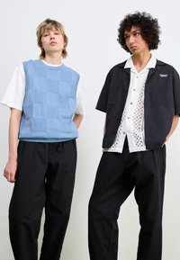 Service Works DRILL PART TIMER UNISEX - Παντελόνι - black