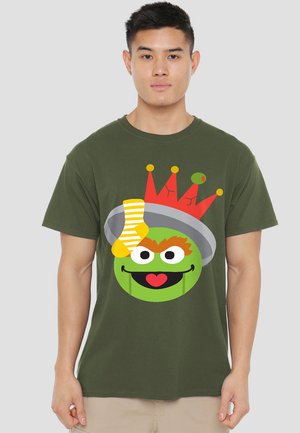 SESAME STREET CHRISTMAS NUTCRACKER OSCAR THE GROUCH - T-Shirt print - green