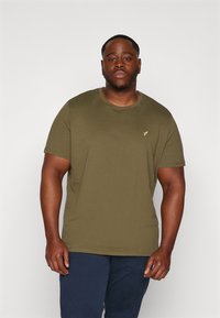 Pier One 5 PACK - Základné tričko - black/khaki/white