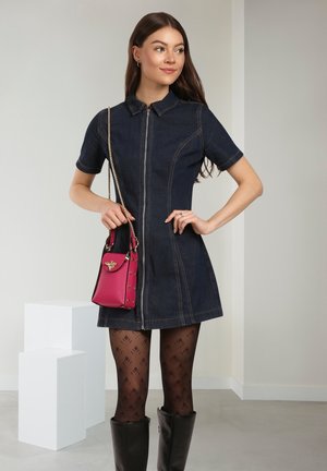 DrachenLeder, Handbag - fuchsia pink