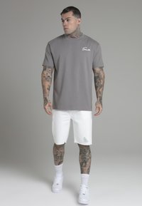 SIKSILK SCRIPT  - Nyomott mintás póló - grey