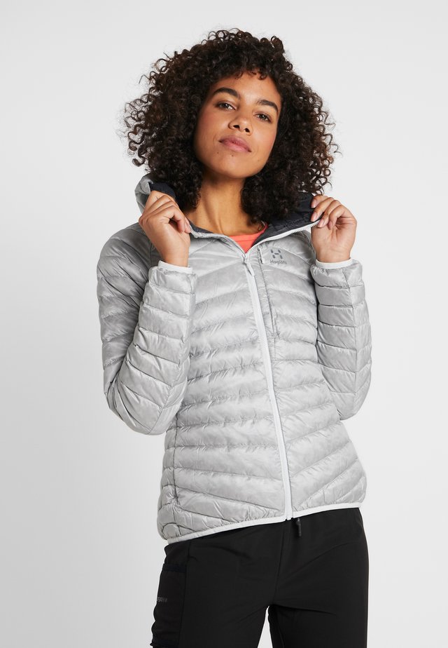 ESSENS DOWN HOOD - Daunenjacke - stone grey/magnetite