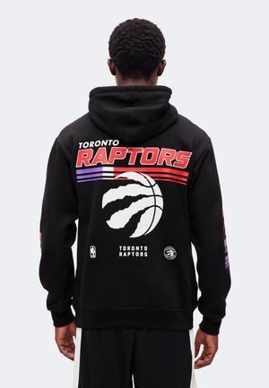 Mitchell & Ness, NBA TRIPLE CHECK HOODIE TORONTO RAPTORS - Клубно облекло - black