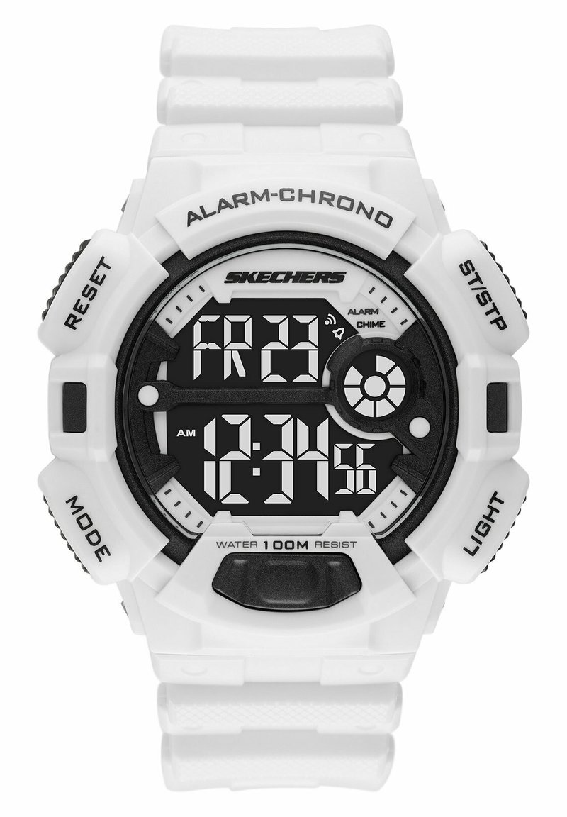 Montre Bracelet Digitale Bellos Punk Rock - Cadran Anthracite, Bracelet Métal
