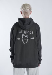 Mira Paris MI AMOR BACK EMBROIDERY - Felpa con cappuccio - black
