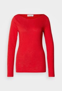 LONG SLEEVE BOAT NECK - Maglietta a manica lunga - bright red