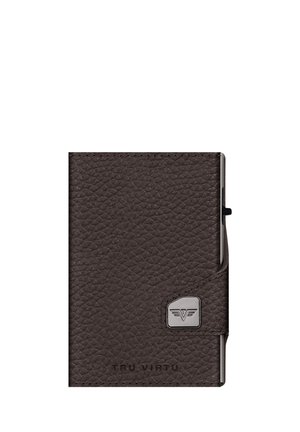 Tru Virtu Click & Slide Pebble - Peňaženka - brown/silver