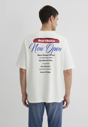 FASHION BEST CHOICE - Print T-shirt - cannoli cream