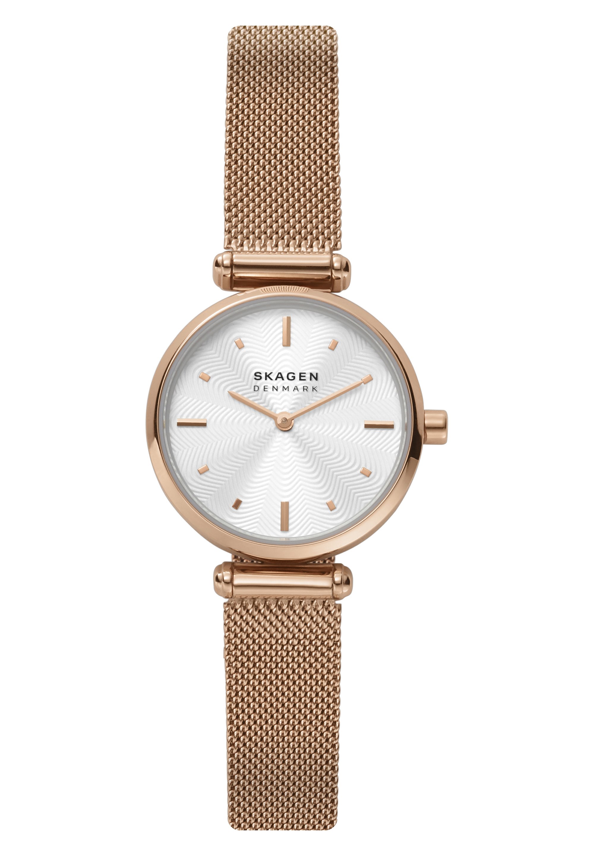 Amberline Mesh Armbanduhr Damen Skagen AMBERLINE Uhr Rose Gold