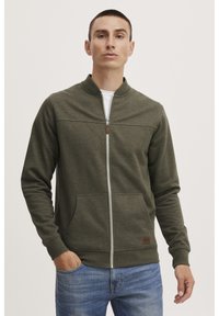Blend BHArco - Felpa con zip - ivy green