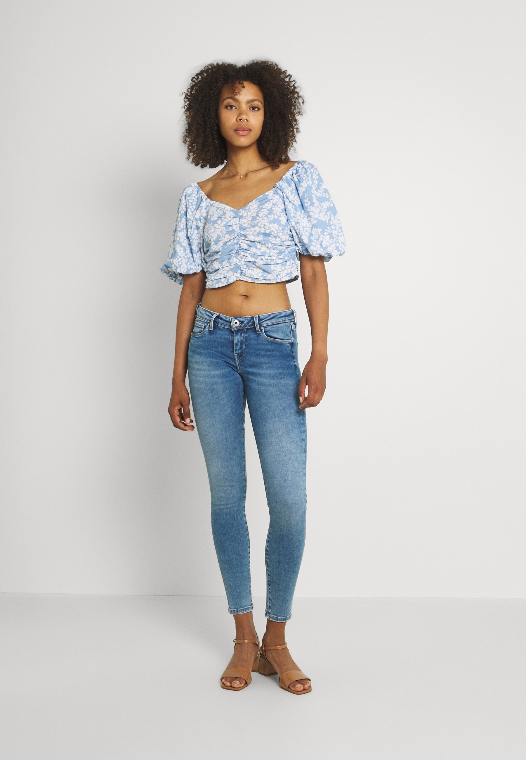 Pepe Jeans LOLA - Jeans Skinny Fit - denim/blue denim - Zalando.co.uk