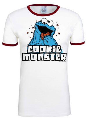 Print T-shirt - weiß