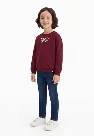ONLY MINI KMGKATE LIFE LOOSE - Sweatshirt - cabernet