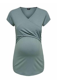 ONLY MATERNITY - OLMLISA MATERNITY  - T-shirt basic - balsam green Immagine in miniatura 1