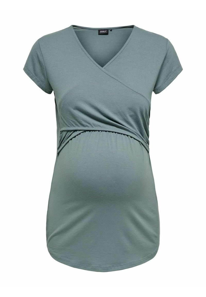 ONLY MATERNITY - OLMLISA MATERNITY  - T-shirt basic - balsam green, Ingrandire