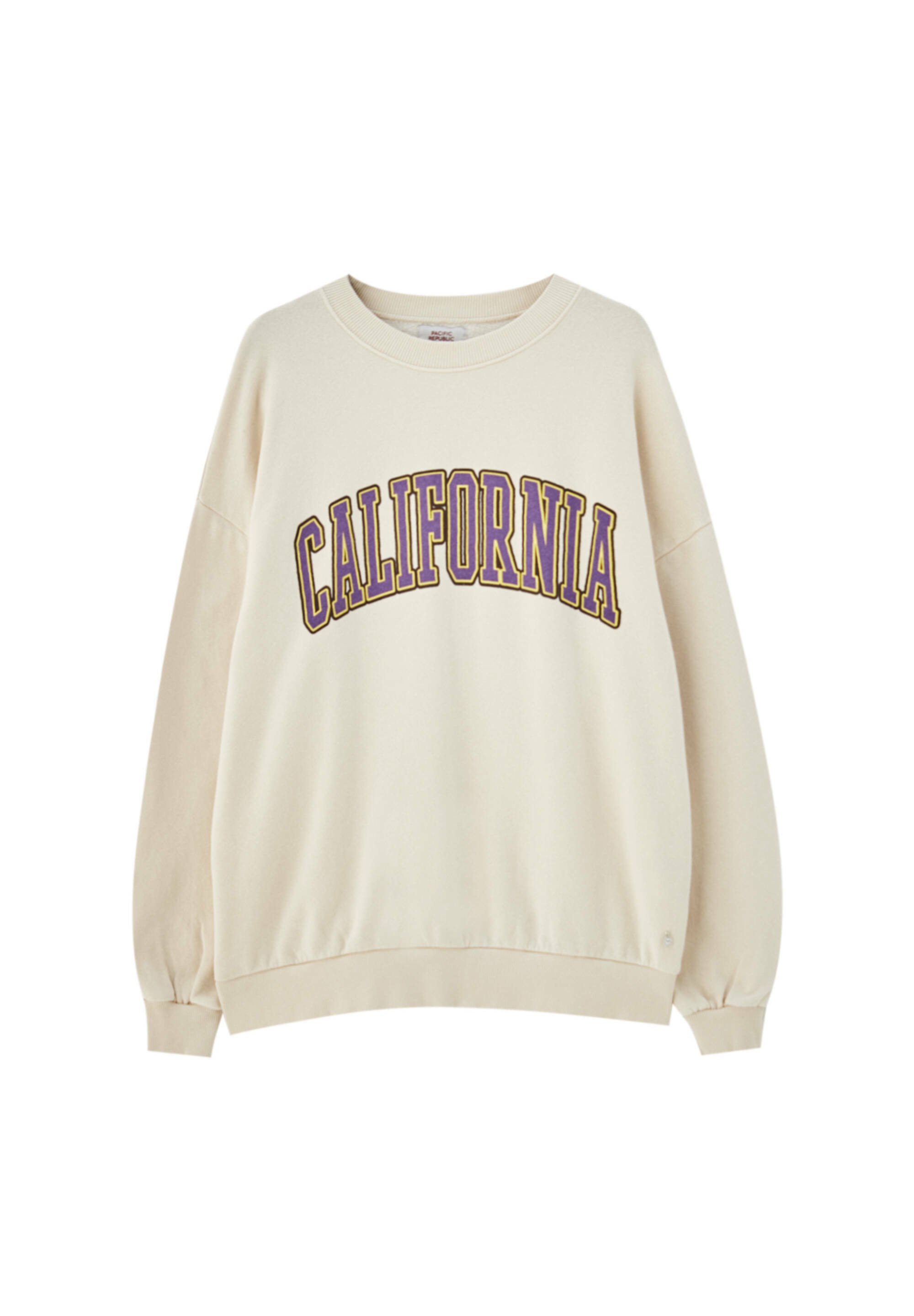 College sweatshirt