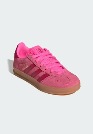adidas gazelle silver green womens ADIDAS ORIGINALS Women's Gazelle Bold Fuchsia and Red Sneakers – Pavidas main image 1